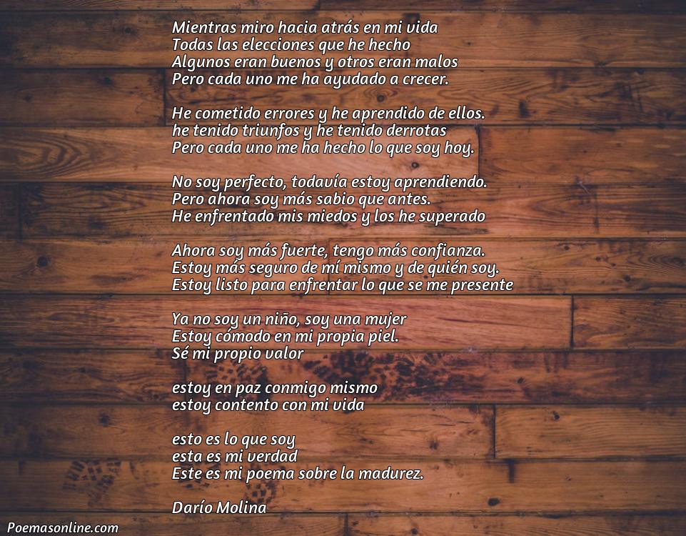 Inspirador Poema sobre la Madurez, Poemas sobre la Madurez