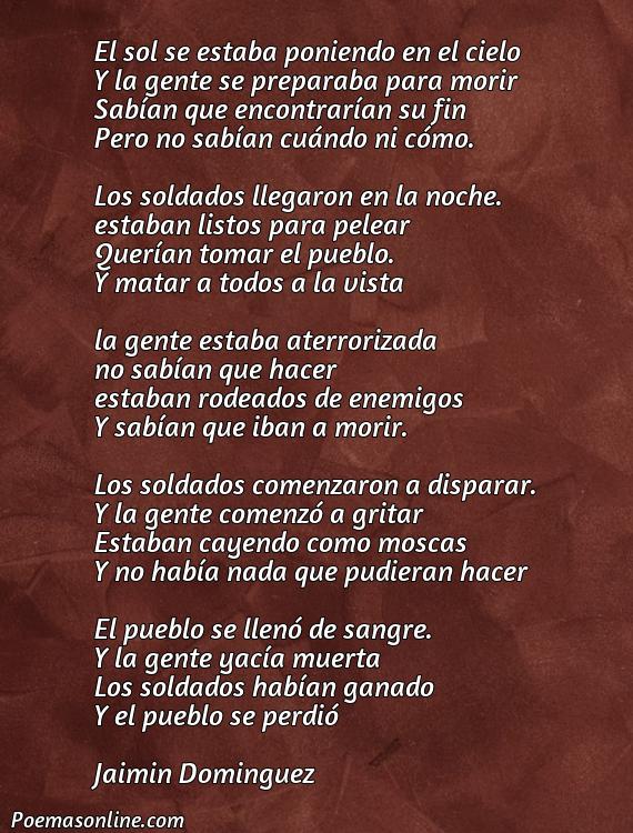Reflexivo Poema sobre la Matanza de San Martin, 5 Mejores Poemas sobre la Matanza de San Martin