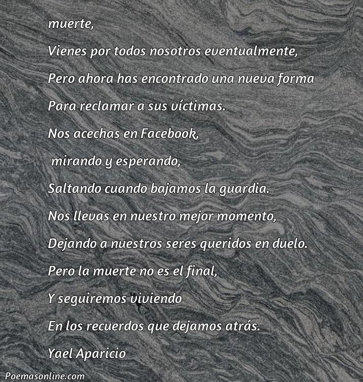 Corto Poema sobre la Muerte en Facebook, 5 Mejores Poemas sobre la Muerte en Facebook