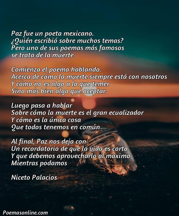 5 Mejores Poemas sobre la Muerte Octavio Paz