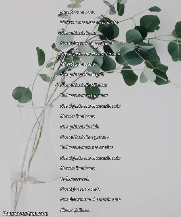 Corto Poema sobre la Muerte Zambrano, 5 Poemas sobre la Muerte Zambrano