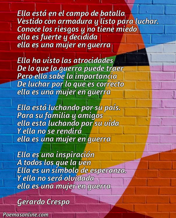 Inspirador Poema sobre la Mujer en la Guerra, Poemas sobre la Mujer en la Guerra