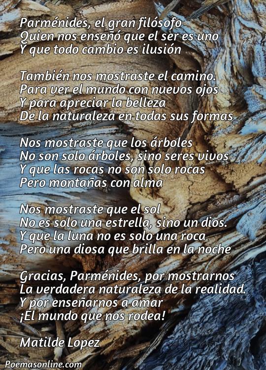 Hermoso Poema sobre la Natura Parmenides, 5 Mejores Poemas sobre la Natura Parmenides