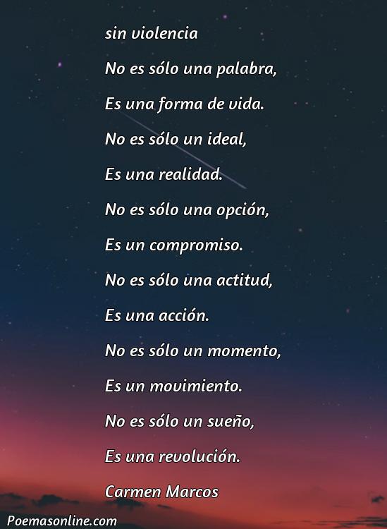 Excelente Poema sobre la No Violencia, 5 Mejores Poemas sobre la No Violencia