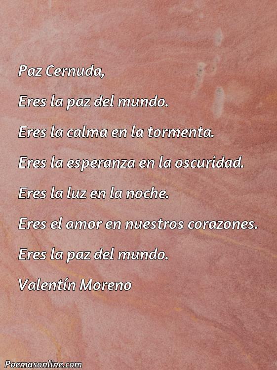 Hermoso Poema sobre la Paz Cernuda, Cinco Poemas sobre la Paz Cernuda