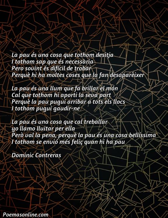 Excelente Poema sobre la Paz en Catalán, Cinco Mejores Poemas sobre la Paz en Catalán