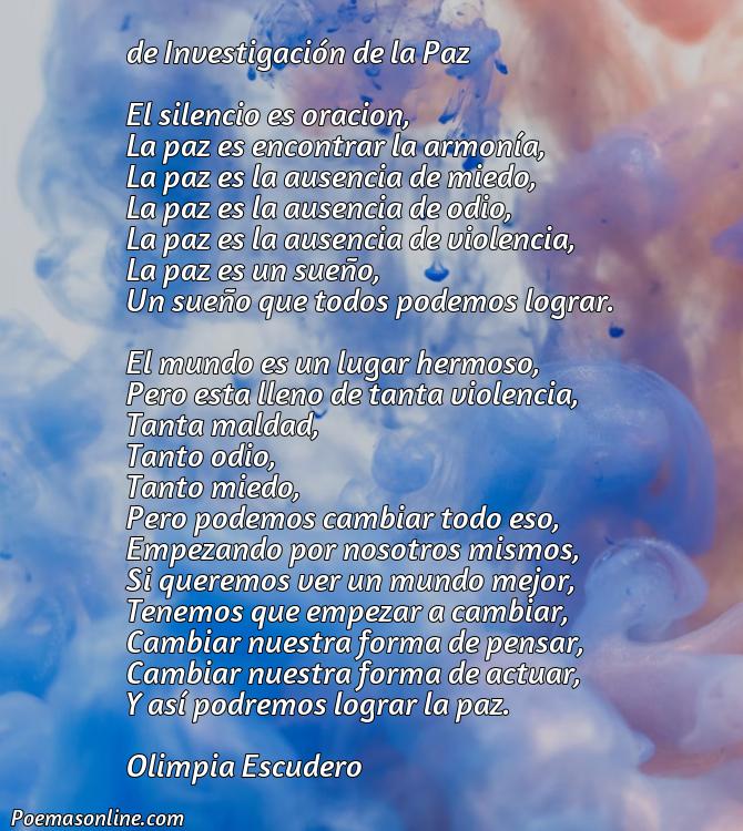 Hermoso Poema sobre la Paz para Instituto, Poemas sobre la Paz para Instituto