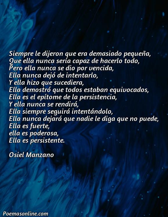 Mejor Poema sobre la Persistencia, Poemas sobre la Persistencia