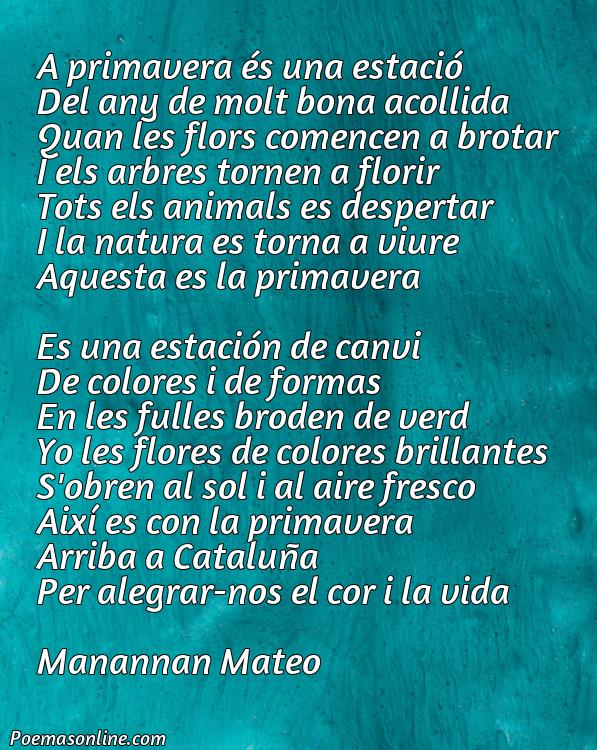 Excelente Poema sobre la Primavera en Catalán 3R, Cinco Mejores Poemas sobre la Primavera en Catalán 3R