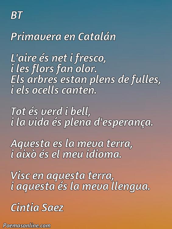 Excelente Poema sobre la Primavera en Catalán 3R, Poemas sobre la Primavera en Catalán 3R