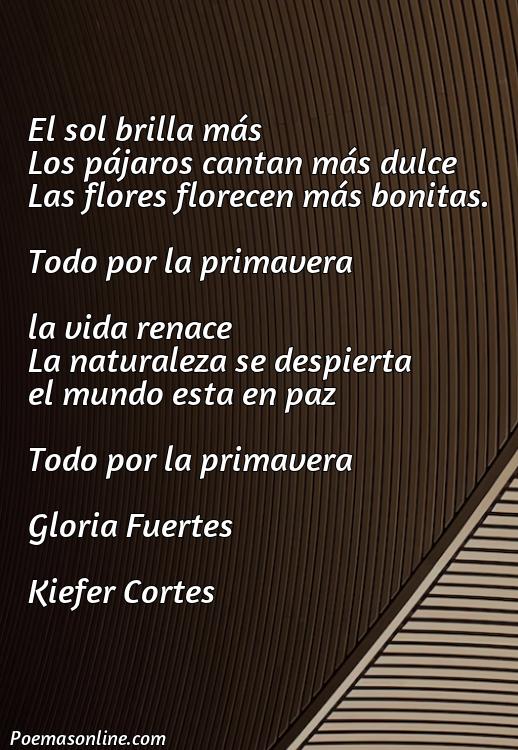 Hermoso Poema sobre la Primavera Gloria Fuertes, Poemas sobre la Primavera Gloria Fuertes