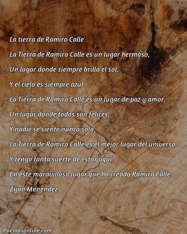 Inspirador Poema sobre la Tierra de Ramiro Calle, Poemas sobre la Tierra de Ramiro Calle