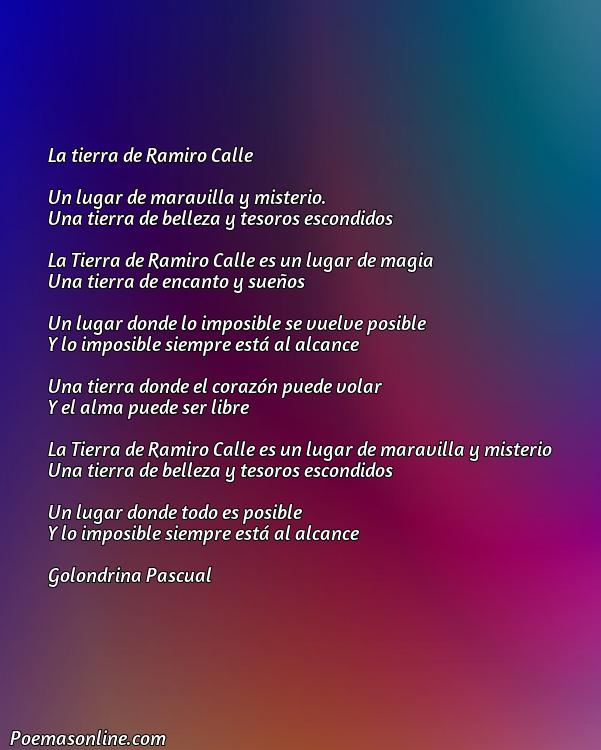 Corto Poema sobre la Tierra de Ramiro Calle, Poemas sobre la Tierra de Ramiro Calle