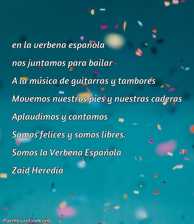 Lindo Poema sobre la Verbena Española, Poemas sobre la Verbena Española