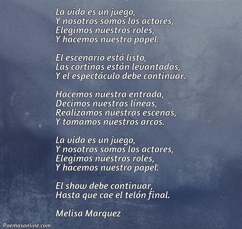 Excelente Poema sobre la Vida Como Teatro Salinas, Cinco Poemas sobre la Vida Como Teatro Salinas