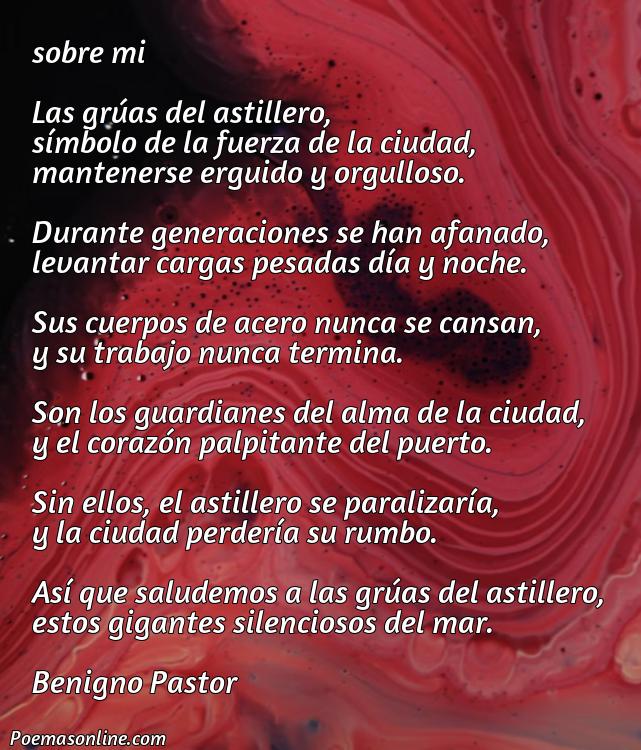 Reflexivo Poema sobre las Grúas de Astillero Poesías, Cinco Mejores Poemas sobre las Grúas de Astillero Poesías