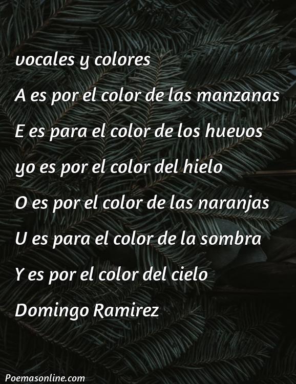 Corto Poema sobre las Vocales y los Colores, 5 Poemas sobre las Vocales y los Colores
