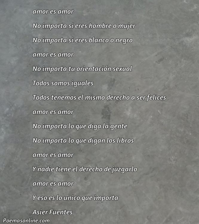 Corto Poema sobre Lgbt, Cinco Poemas sobre Lgbt