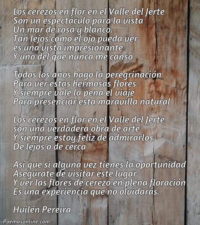 Reflexivo Poema sobre los Cerezos en Flor Valle Jerte, Poemas sobre los Cerezos en Flor Valle Jerte