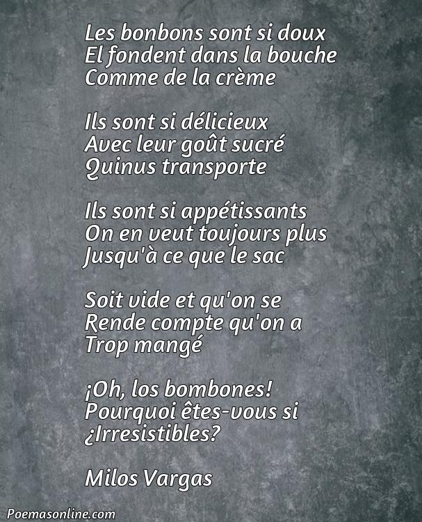 Corto Poema sobre los Dulces en Francés, Poemas sobre los Dulces en Francés