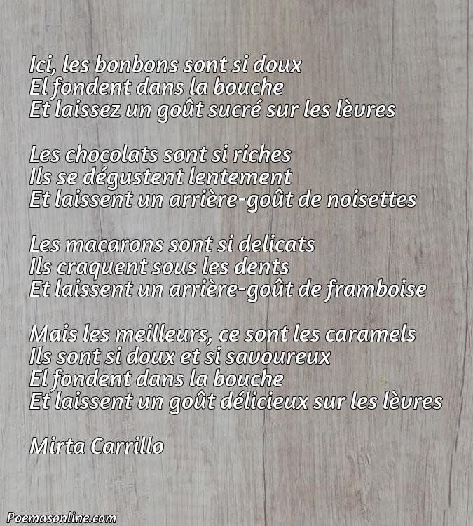 Mejor Poema sobre los Dulces en Francés, Poemas sobre los Dulces en Francés