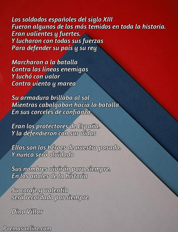 Lindo Poema sobre los Soldados Españoles Siglo Xiii, Poemas sobre los Soldados Españoles Siglo Xiii