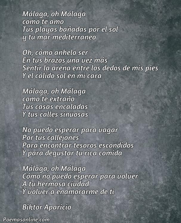 Reflexivo Poema sobre Málaga, Poemas sobre Málaga
