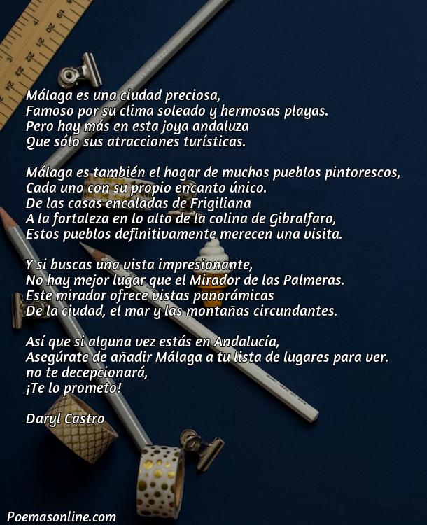 Corto Poema sobre Málaga y sus Pueblos con Video, Cinco Mejores Poemas sobre Málaga y sus Pueblos con Video