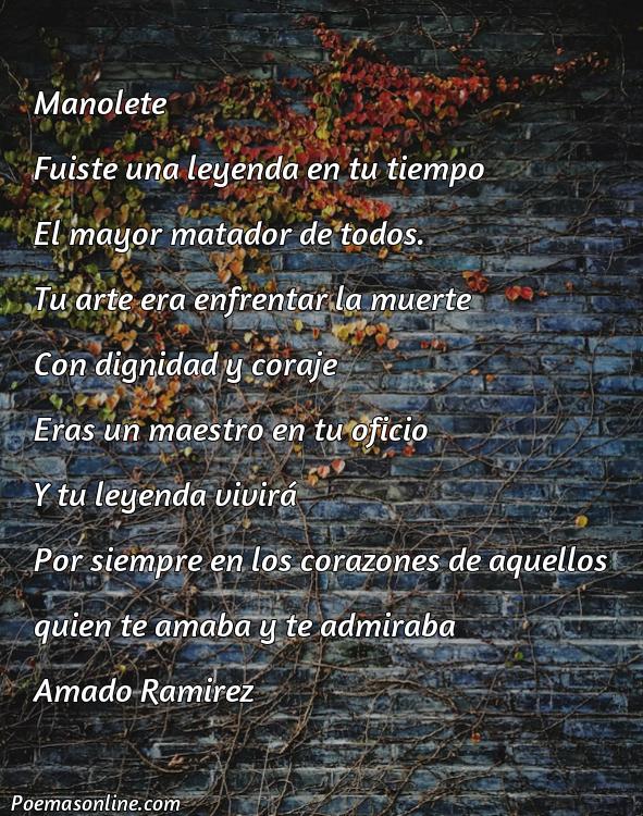 Excelente Poema sobre Manolete, Poemas sobre Manolete