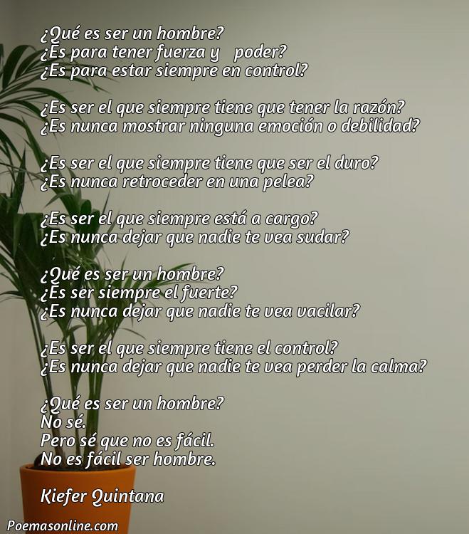 Hermoso Poema sobre Masculinidad, Cinco Mejores Poemas sobre Masculinidad
