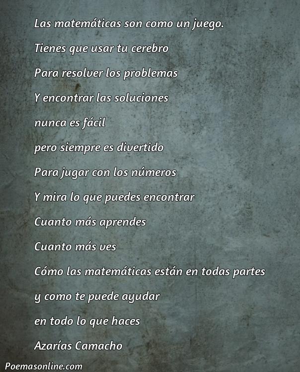 Excelente Poema sobre Matemáticas, Poemas sobre Matemáticas