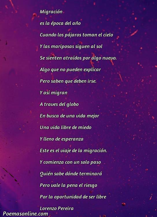 Inspirador Poema sobre Migración, Poemas sobre Migración