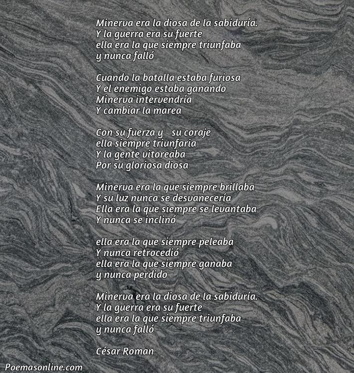 Lindo Poema sobre Minerva, Cinco Poemas sobre Minerva