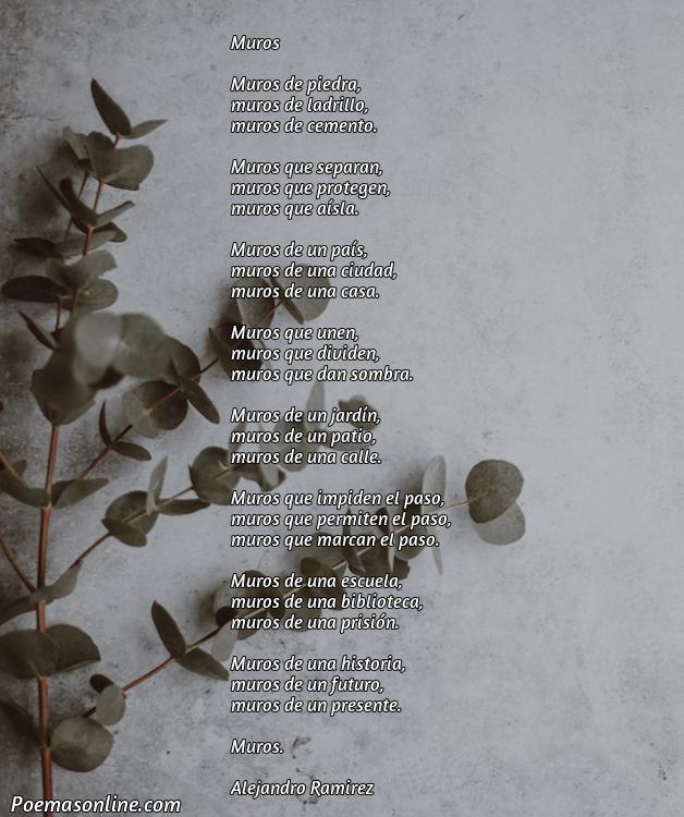 Excelente Poema sobre Muros, Cinco Mejores Poemas sobre Muros