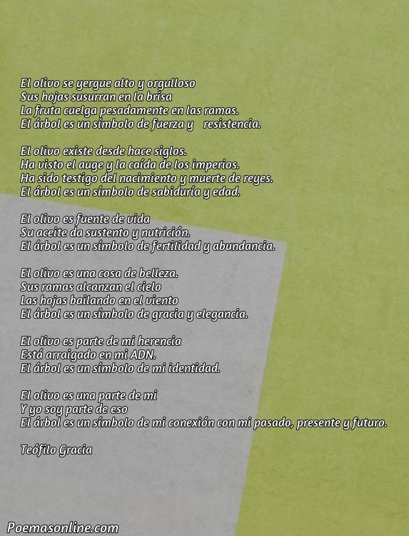 Corto Poema sobre Olivo, Poemas sobre Olivo