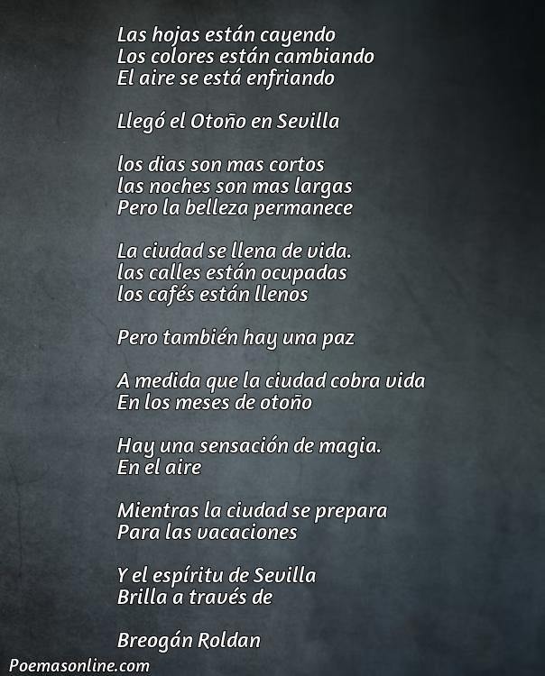 Mejor Poema sobre Otoño Sevillano, Cinco Poemas sobre Otoño Sevillano