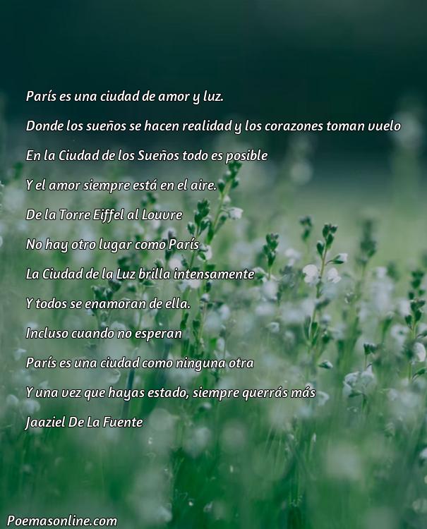 Excelente Poema sobre París Corto, Poemas sobre París Corto