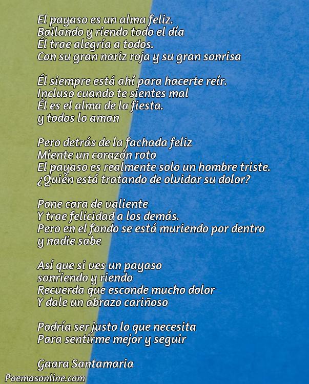 Mejor Poema sobre Payaso, Poemas sobre Payaso