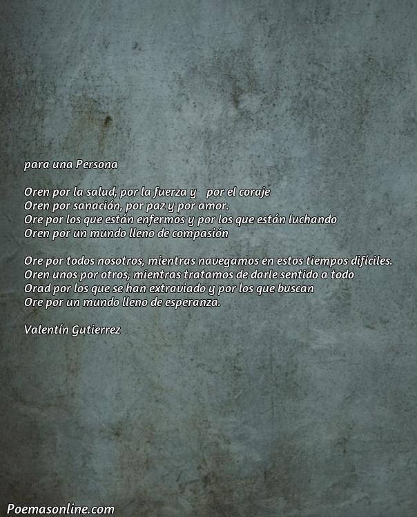 Corto Poema sobre Pedir Salud, Poemas sobre Pedir Salud