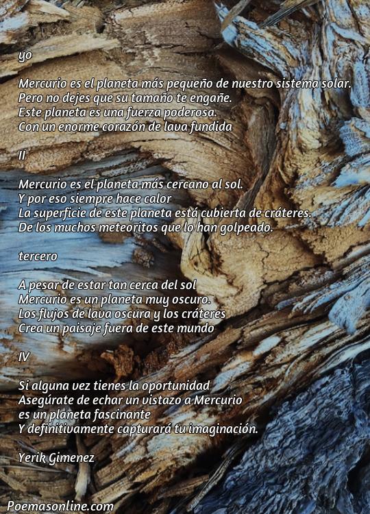 Corto Poema sobre Planeta la Mercurio, 5 Mejores Poemas sobre Planeta la Mercurio