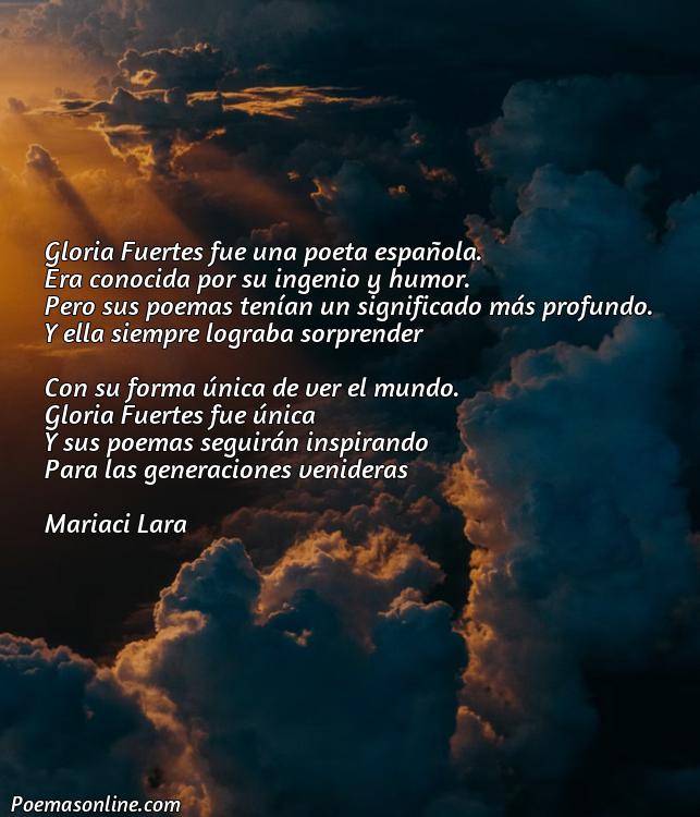 Corto Poema sobre Poesía de Gloria Fuertes, Cinco Mejores Poemas sobre Poesía de Gloria Fuertes