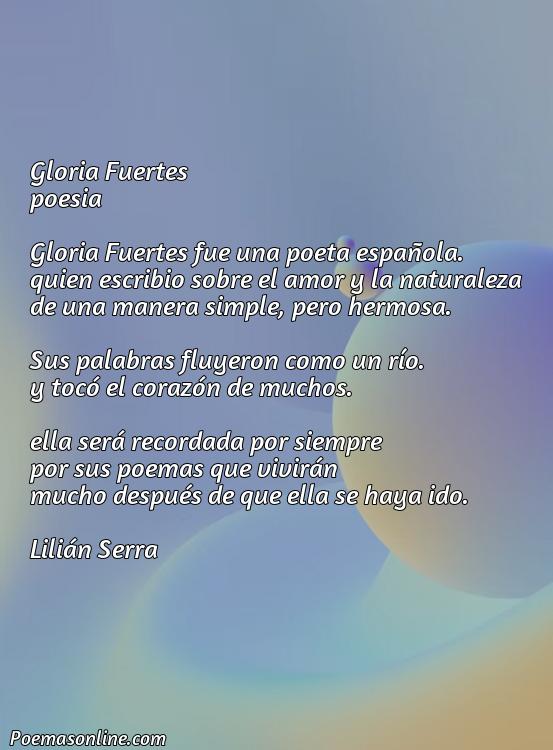 Corto Poema sobre Poesía de Gloria Fuertes, Poemas sobre Poesía de Gloria Fuertes