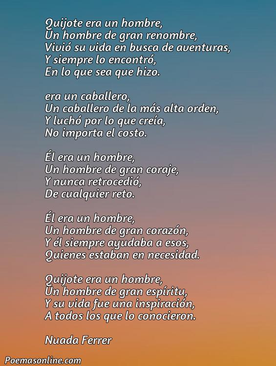 5 Mejores Poemas sobre Quijote