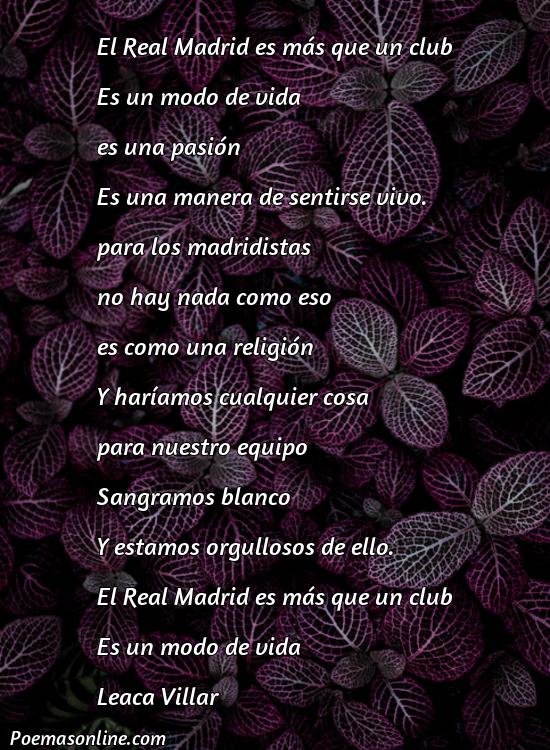 Reflexivo Poema sobre Real Madrid, 5 Mejores Poemas sobre Real Madrid