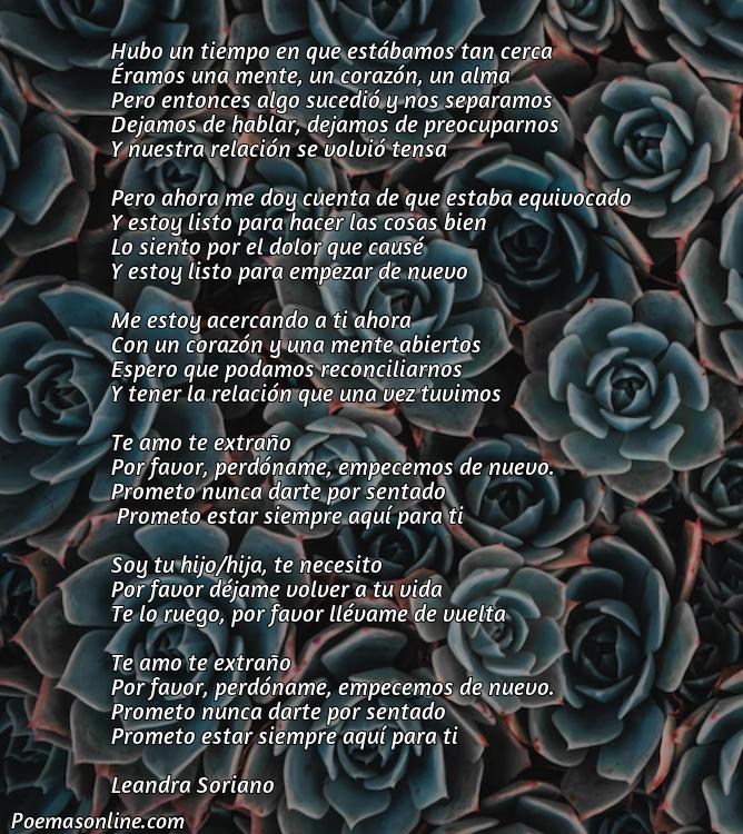 Hermoso Poema sobre Reconciliación Padres E Hijos, Cinco Mejores Poemas sobre Reconciliación Padres E Hijos