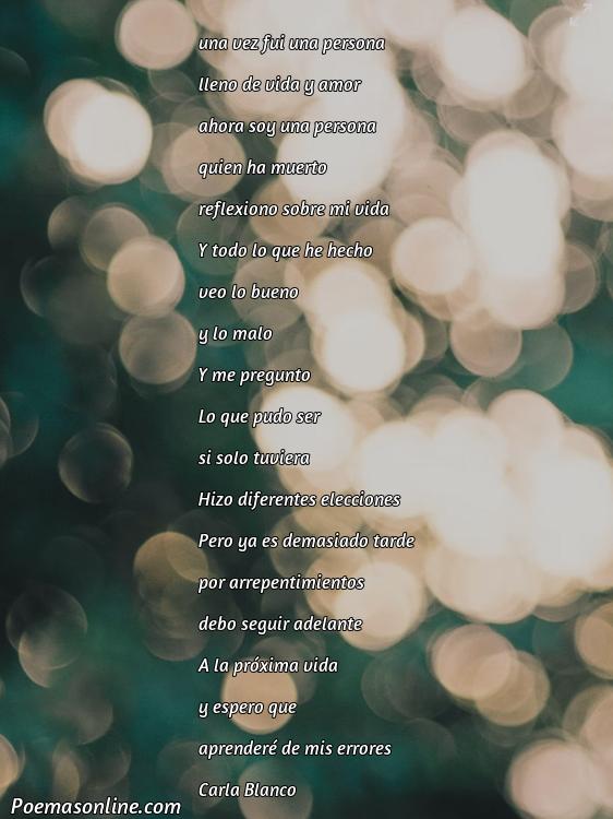 Hermoso Poema sobre Reflexiones de una Persona Fallecida, Poemas sobre Reflexiones de una Persona Fallecida