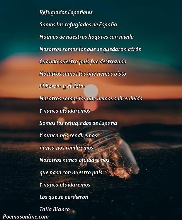 Lindo Poema sobre Refugiados Españoles, Poemas sobre Refugiados Españoles