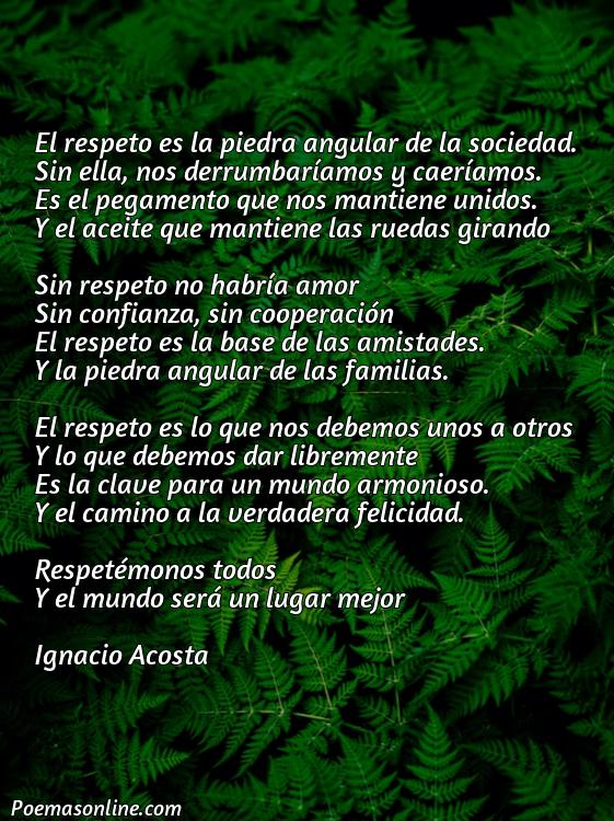 Lindo Poema sobre Respecte, Cinco Poemas sobre Respecte