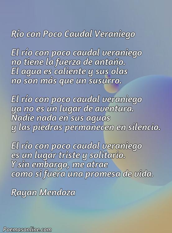 Mejor Poema sobre Río con Poco Caudal Veraniego, Cinco Poemas sobre Río con Poco Caudal Veraniego