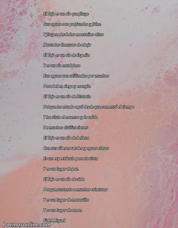 Excelente Poema sobre Río Tajo, 5 Poemas sobre Río Tajo